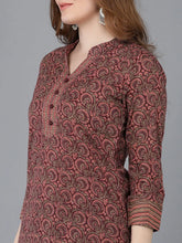 Women Maroon Pure Cotton Kurta Trousers With Dupatta Vkskd1544